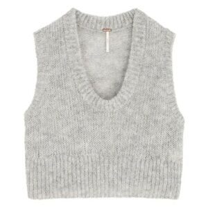 Free People Gray Dream Maker Vest